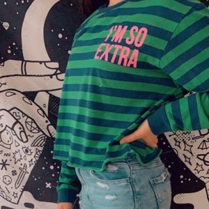 Crop top Long Sleeves tee